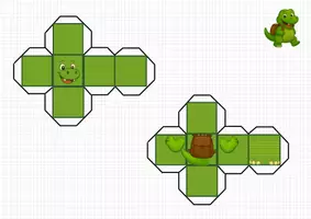 anteprima - Materiale interattivo - Costruisci con i cubetti Gustavo e Ruggero - Pagina 3