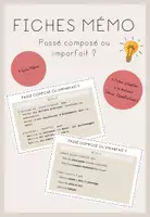 Vorschau - Merkblätter - Fiches mémo : passé composé ou imparfait ? - Deckblatt