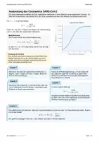 Vorschau - Arbeitsblätter - Analysis Anwendung (e-Fkt.): Coronavirus Ausbreitung - Seite 1