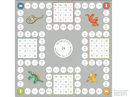 Vorschau - Spiele - Rechnen im Zahlenraum bis 20; 3x A3-Bingo für 4 Spieler!! Addition und Subtraktion. - Seite 1