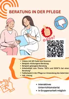 Vorschau - Arbeitsblätter - Beratung in der Pflege - DO's & DON'Ts analysieren mit QR-Code, Fallbeispiel & Lösung - Deckblatt