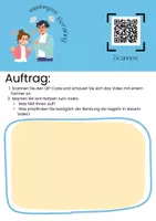 Vorschau - Arbeitsblätter - Beratung in der Pflege - DO's & DON'Ts analysieren mit QR-Code, Fallbeispiel & Lösung - Seite 1
