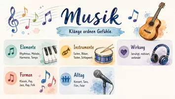 Vorschau - Arbeitsblätter - Arbeitsblatt "Musik" + Onlineübung & MP3 + Infografik - Seite 2