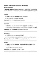 anteprima - Esercizi - I PRONOMI RELATIVI IN INGLESE - Pagina 1