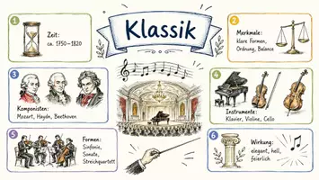 Vorschau - Arbeitsblätter - Lernposter + Arbeitsblätter zum Thema "Klassik" + Lösung & MP3 + Mindmap + Infografik - Seite 2