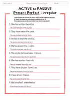 Vorschau - Arbeitsblätter - Active - Passive_Present Perfect_Past Perfect_eigen - Seite 3