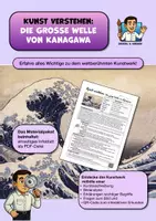 Vorschau - Arbeitsblätter - Kunst verstehen: Große Welle von Kanagawa (Infoblatt zum Kunstwerk) - Deckblatt