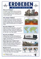Vorschau - Arbeitsblätter - Das Erdbeben - Sachtext mit Fragen, Lesespur und Ausmalbild Klasse 3-4 - Seite 1