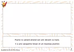 Aperçu - Feuilles d'exercices - Rentrée: Ecrire, lire, dessiner P2/P3 - Page 2