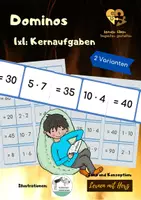 Vorschau - Stationenlernen - Dominos 1x1 Kernaufgaben - Deckblatt