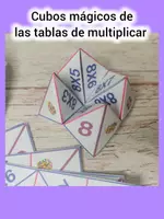 Vista previa - Hojas de trabajo - Cubos mágicos de las tablas - Portada