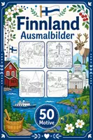 Vorschau - Mal- und Bastelvorlagen - Finnland Ausmalbilder (50 Malvorlagen) - Deckblatt