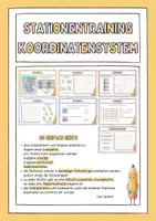 Vorschau - Arbeitsblätter - Koordinatensystem Stationentraining - Seite 1