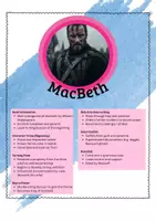 Vorschau - Merkblätter - "MacBeth" - Charakterkarten - Seite 2
