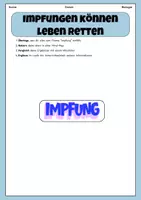 Vorschau - Stundenentwürfe - Impfungen- aktive und passive Immunisierung | Unterrichtsreihe "Immunsystem und Gesundheit", Biologie, 7.-8. Klasse - Seite 3