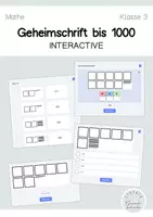 Vorschau - Spiele - Materialpaket - Geheimschrift bis 1000 - Seite 1