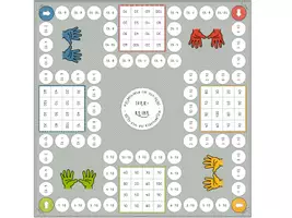 Vorschau - Spiele - 1x10 Bingo Zehnerreihe (1x10): Großes Bingo für 4 Personen - Seite 1