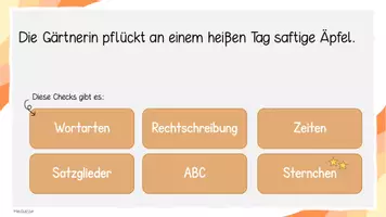 Vorschau - Präsentationen/Tafelbilder - Satz des Tages Kl. 4 interaktiv inkl. Lösung Nr. 2 - Seite 2