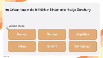 Vorschau - Präsentationen/Tafelbilder - Satz des Tages Kl. 4 interaktiv inkl. Lösung Nr. 3 - Seite 3