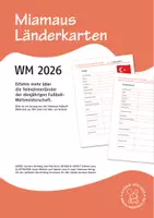Vorschau - Arbeitsblätter - Fußball WM 2026 - Länderkarten der Teilnehmerländer - Deckblatt