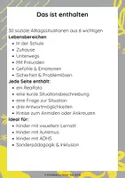 Vorschau - Arbeitsblätter - Soziale Situationen mit Realfotos - Seite 3