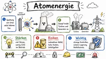 Vorschau - Arbeitsblätter - Lernposter + Arbeitsblätter zum Thema "Atomenergie" + Lösung & MP3 + Mindmap + Infografik - Seite 2