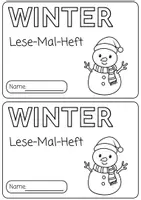 Vorschau - Arbeitsblätter - Winter Lesemalheft | Klasse 2-3 (DaF/DaZ/Deutsch) - Seite 2