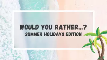 Vorschau - Präsentationen/Tafelbilder - End of year / Summer Holidays - Would you rather (Presentation for Grade 5-7) - Seite 3