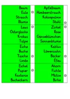 Vorschau - Stationenlernen - Klammerkarten Welches Wort passt nicht? farbe+sw - Seite 2