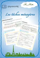 Vorschau - Arbeitsblätter - Les tâches ménagères – Grammaire - Deckblatt