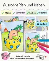 Vorschau - Arbeitsblätter - Basteln Mix-Set: Malen, Schneiden & Kleben Feinmotorik Arbeitsblätter - Deckblatt