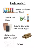 Vorschau - Mal- und Bastelvorlagen - Osterhasen Aus Küchenrollen - Seite 2