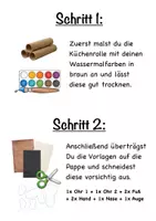 Vorschau - Mal- und Bastelvorlagen - Osterhasen Aus Küchenrollen - Seite 3