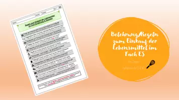 Vorschau - Arbeitsblätter - Materialpaket - Einkaufen im berufsorientierenden Wahlpflichtfach Ernährung und Soziales (ES) - Seite 3
