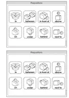Vorschau - Arbeitsblätter - Mini-Heft Präpositionen/Booklet prepositions Englisch Grundschule - Seite 2