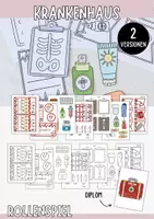 Vorschau - Spiele - Krankenhaus spielen - Kreatives Rollenspiel für Kinder - Deckblatt