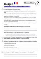 Vorschau - Arbeitsblätter - Compréhension écrite - la famille (1. Lernjahr) - Deckblatt