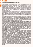 Vorschau - Arbeitsblätter - Fallbeispiel Beratung in der Pflege - Anwendungsaufgabe, inkl. Lösung - Seite 1