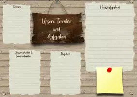 Vorschau - Poster - Termine und Aufgaben - Classroommanagement - Deckblatt