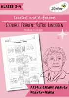 Vorschau - Arbeitsblätter - Astrid Lindgren - Lesetext zu einer genialen Frau - Deckblatt