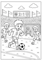 Vorschau - Mal- und Bastelvorlagen - Fußball WM 2026 - Seite 2
