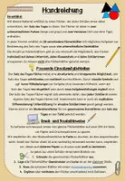 Vorschau - Fördermaterial/Inklusion - Satz des Tages Fächer (Klasse 1-4) #50mal50byextraklasse - Seite 1