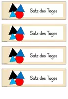 Vorschau - Fördermaterial/Inklusion - Satz des Tages Fächer (Klasse 1-4) #50mal50byextraklasse - Seite 3