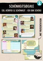 Vorschau - Arbeitsblätter - Schönheitsideale in anderen Kulturen & Epochen (UE: Körper & Schönheit - Ich bin schön) - Deckblatt