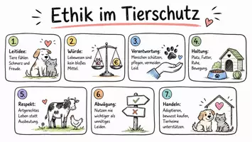 Vorschau - Arbeitsblätter - Lernposter + Arbeitsblatt "Ethik im Tierschutz" + interaktive Lösung & MP3 + Mindmap + Infografik - Seite 2