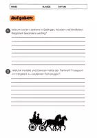 Vorschau - Arbeitsblätter - Tierkraft als Transportmittel: Pferdekutschen & Lasttiere - Seite 3
