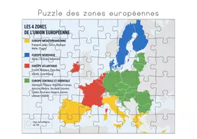 Vista previa - Juegos / Gamificación - puzle de la UE por zonas - francés y español - página 1