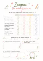 Vorschau - Arbeitsblätter - Zeugnis für Lehrer | Schülerfeedback für Lehrer | Feedback Schüler 2.-4. Klasse | Lehrerzeugnis Schuljahresende - Seite 1