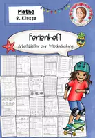 Vorschau - Arbeitsblätter - Ferienheft Mathe Klasse 3 | Fit für Klasse 4 - Deckblatt