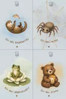 Vorschau - Bildkarten - 16 liebevolle Affirmationen für Kinder - Seite 1